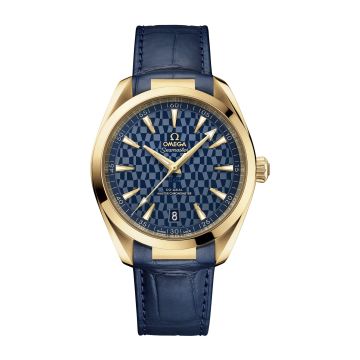 Omega Seamaster Aqua Terra 150M Master Chronometer 41 Yellow Gold / Blue / Tokyo 2020 Olympics