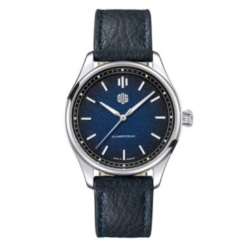 Deutsche Uhrenmanufaktur Glashütte Purist Typ 1 Stainless Steel / Blue