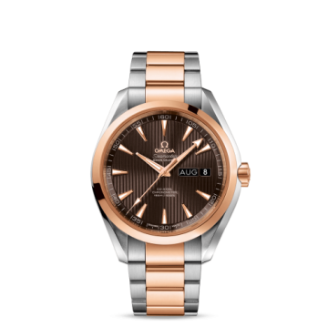 Omega Seamaster Aqua Terra 150M Co-Axial 43 Annual Calendar Stainless Steel / Red Gold / Grey / Bracelet