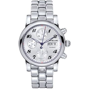 Montblanc Star Traditional Chronograph Automatic Silver / Bracelet