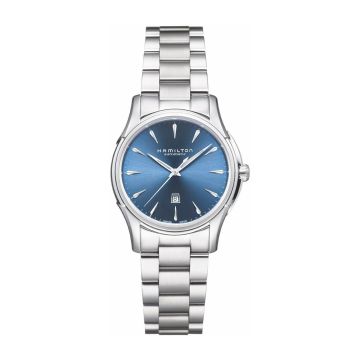 Hamilton Jazzmaster Lady Auto 34 Stainless Steel / Blue / Bracelet