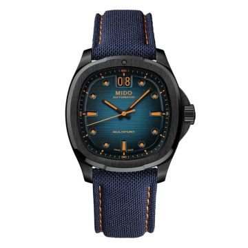 Mido Multifort TV Big Date PVD / Blue