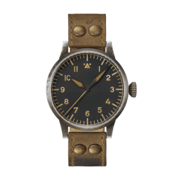 Laco Pilot Watch Original Heidelberg Erbstück Stainless Steel / Black