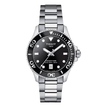Tissot Seastar 1000 36 Quartz Stainless Steel / Black / Bracelet