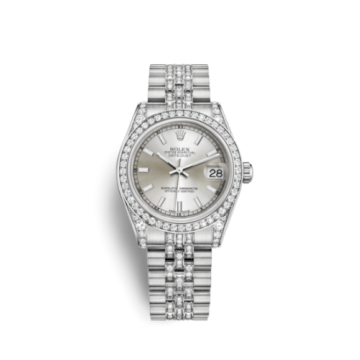 Rolex Datejust 31 White Gold Diamond / Jubilee Diamond / Silver