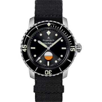 Blancpain Fifty Fathoms MIL-SPEC Stainless Steel / Black / Canvas