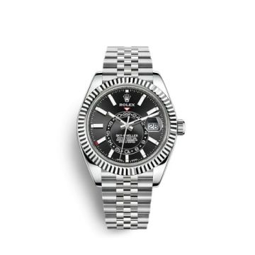 Rolex Sky-Dweller Stainless Steel / White Gold / Black / Jubilee