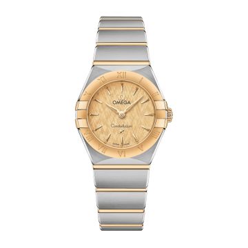 Omega Constellation Manhattan 25 Quartz Stainless Steel / Yellow Gold / Champagne Silk