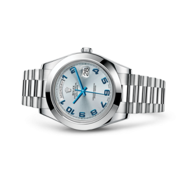 Rolex Day-Date II Platinum Ice Blue Arabic