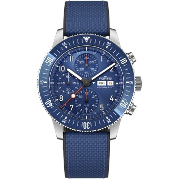 Fortis Novonaut N-42 Cobalt Blue Edition / Hybrid Strap