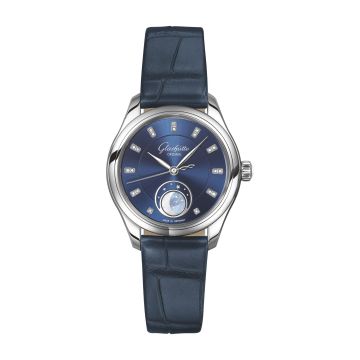 Glashütte Original Lady Serenade Luna Stainless Steel / Blue