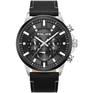 Police Kismet Day-Date Silvery / Black