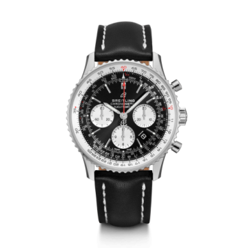 Breitling Navitimer 1 B01 Chronograph 43 Stainless Steel / Black / Calf /  Pin