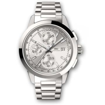 IWC Schaffhausen Ingenieur Chronograph Custom Stainless Steel / Silver-Rhodium / Bracelet