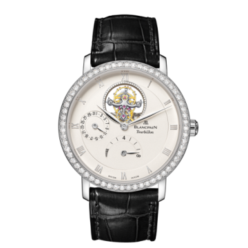 Blancpain Villeret Tourbillon 8 Jours White Gold / Opaline / Diamond