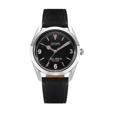 Nivada Grenchen Super Antarctic 3.6.9. Black / Stainless Steel / Black