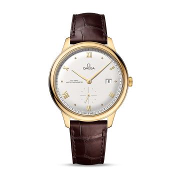 Omega De Ville Small Seconds Master Chronometer Yellow Gold / Silver