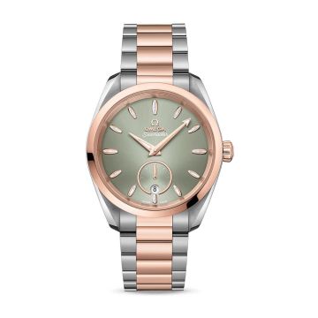 Omega Seamaster Aqua Terra 150M Master Chronometer Small Seconds 38 Stainless Steel / Sedna Gold / Green / Bracelet