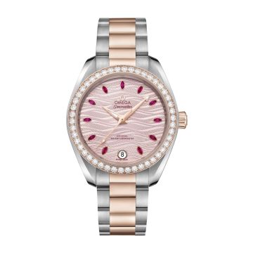 Omega Seamaster Aqua Terra 150M Master Chronometer 34 Stainless Steel / Sedna Gold / Diamond / Pink - Ruby / Bracelet