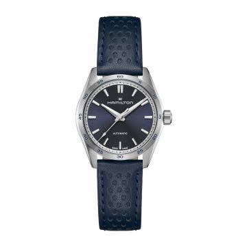 Hamilton Jazzmaster Performer Auto 34 Stainless Steel / Blue