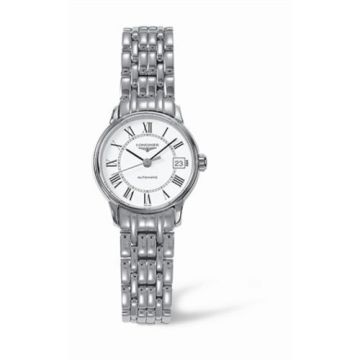 Longines Presence 25.5 Automatic Stainless Steel Roman Bracelet