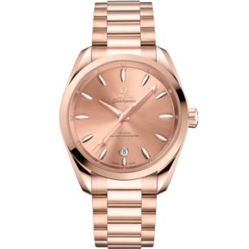 Omega Seamaster Aqua Terra 150M Shades Master Chronometer 38 Stainless Steel - Sedna Gold / Rose / Bracelet