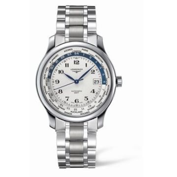 Longines Master Collection Worldtime Silver Bracelet