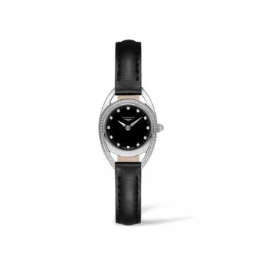 Longines Equestrian Horseshoe 23 Diamond / Black