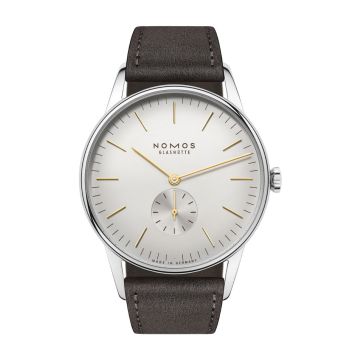 Nomos Glashütte Orion 38 Silver / Closed Case Back