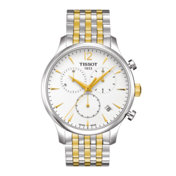Tissot Tradition Chronograph Bicolor / Silver
