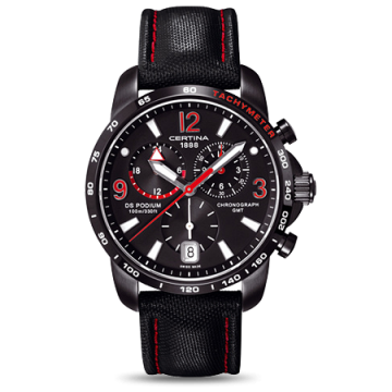 Certina DS Podium Big Size Chrono GMT PVD
