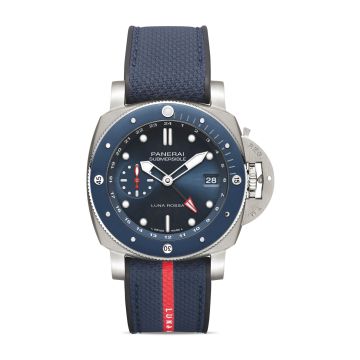 Panerai Submersible GMT Luna Rosas Titanio