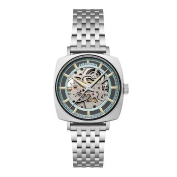 Thomas Earnshaw City Of London Moorgate Skeleton Automatic Lunar Silver ES