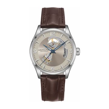 Hamilton Jazzmaster Open Heart 42 Stainless Steel / Salmon