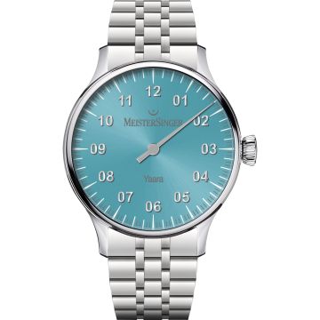 MeisterSinger Yaara Iceblue with Silver