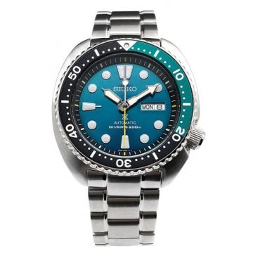 Seiko Prospex Diver Turtle Stainless Steel / Green / Bracelet