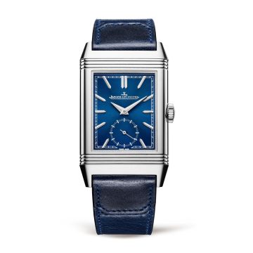 Jaeger-LeCoultre Reverso Tribute Monoface Stainless Steel / Blue