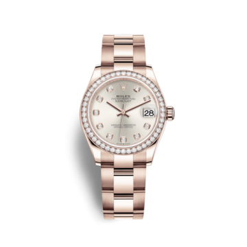Rolex Datejust 31 Rose Gold / Diamond / Silver - Diamond / Oyster