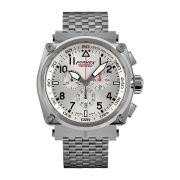 Formex Pilot Quartz Chronograph Silver / Bracelet