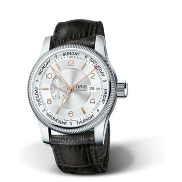 Oris Big Crown Small Second Pointer Day Stainless Steel / Silver