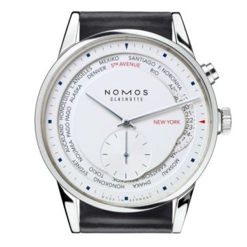 Nomos Glashütte Zürich Weltzeit 5th Avenue