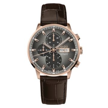 Mido Commander Chronograph Rose Gold / Grey