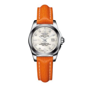 Breitling Galactic 29 Stainless Steel / Pearl Diamond / Sahara