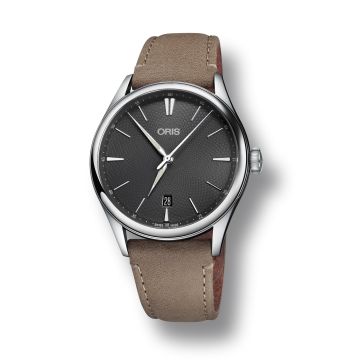 Oris Artelier Date 40 Stainless Steel / Grey
