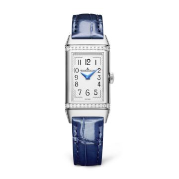 Jaeger-LeCoultre Reverso One Duetto Stainless Steel / Silver /  Alligator