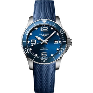Longines HydroConquest 39 Automatic Stainless Steel / Blue / Rubber