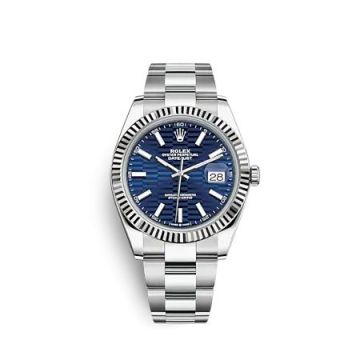 Rolex Datejust 41 Stainless Steel - Fluted / Blue - Fluted / Oyster