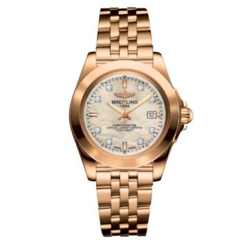 Breitling Galactic 32 Sleek Edition Rose Gold / Pearl Diamond / Bracelet