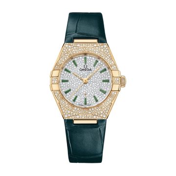 Omega Constellation Manhattan 29 Co-Axial Master Chronometer Yellow Gold / Snow