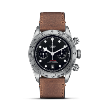 Tudor Heritage Black Bay Black Chronograph / Strap